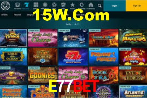 Welcome Bonus E77Bet